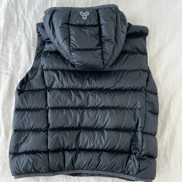New! Aritzia Little Puff Vest Black Size Small - Picture 4 of 7